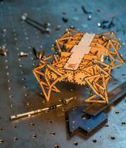 Strandbeest Lasercut strandbeest inspired robot