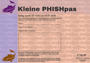 phishpas Na Certified Estetisch Harker kan je nu ook een pas krijgen om te Phishen!